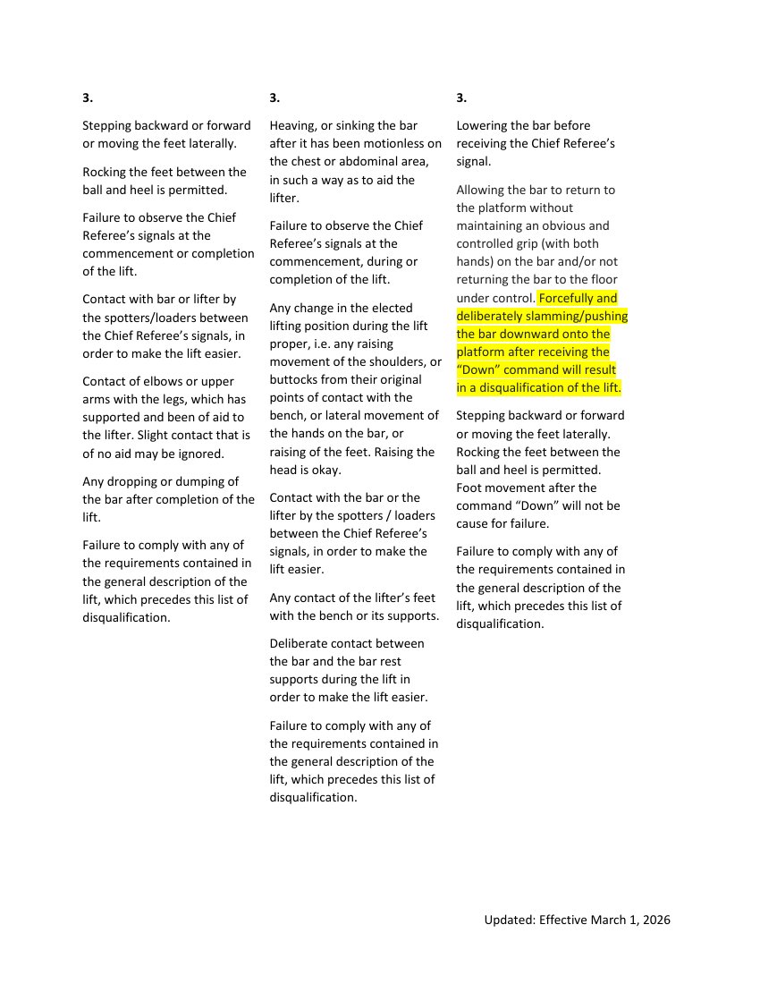 SDHSPA rulebook page 4; accessible text follows