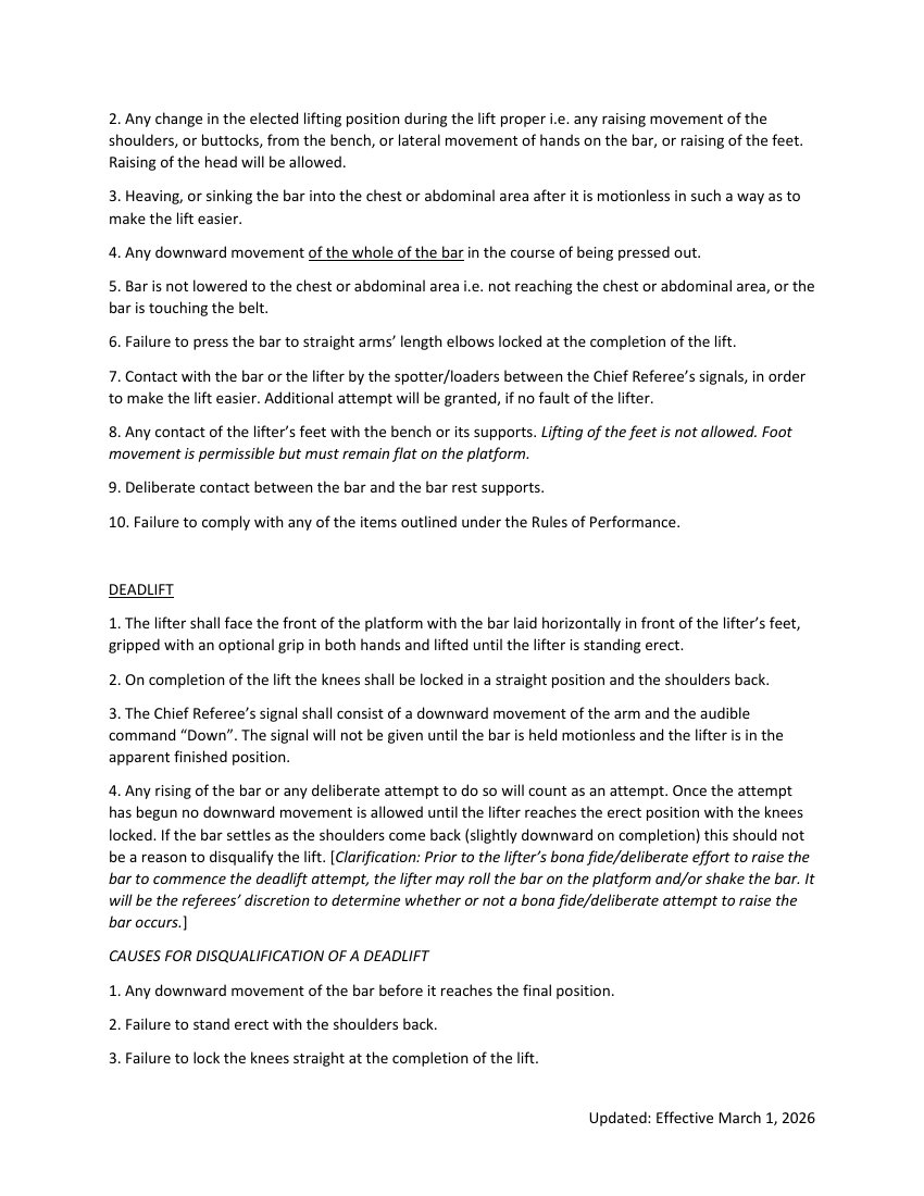 SDHSPA rulebook page 8; accessible text follows