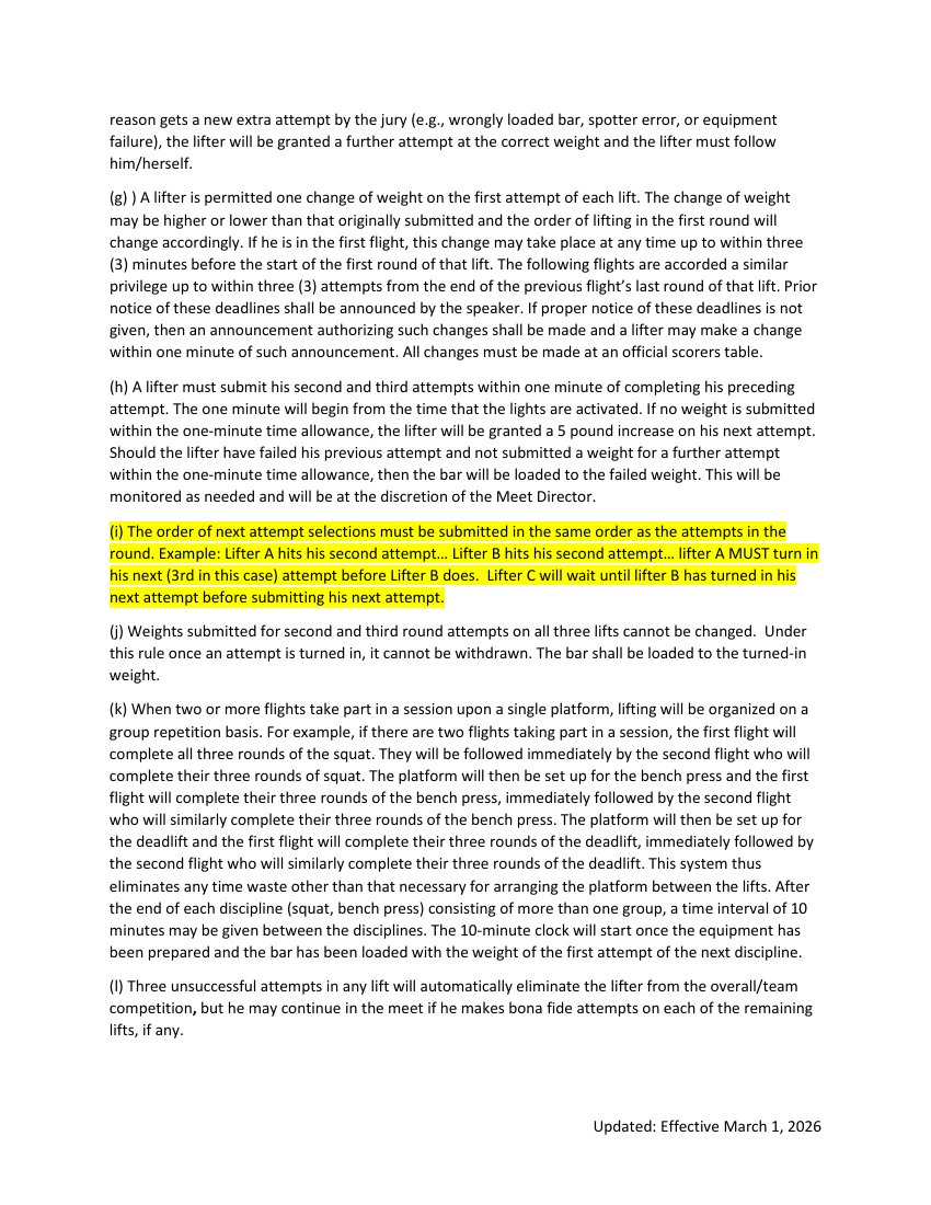 SDHSPA rulebook page 10; accessible text follows